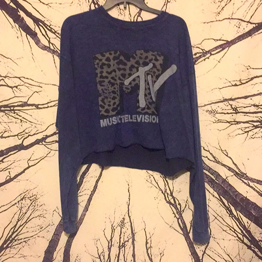 MTV Cropped Long sleeve